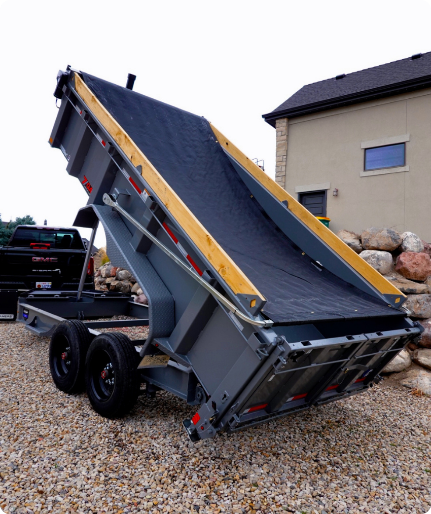Mena Hauling dump trailer